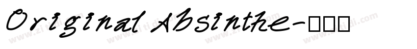 Original Absinthe字体转换